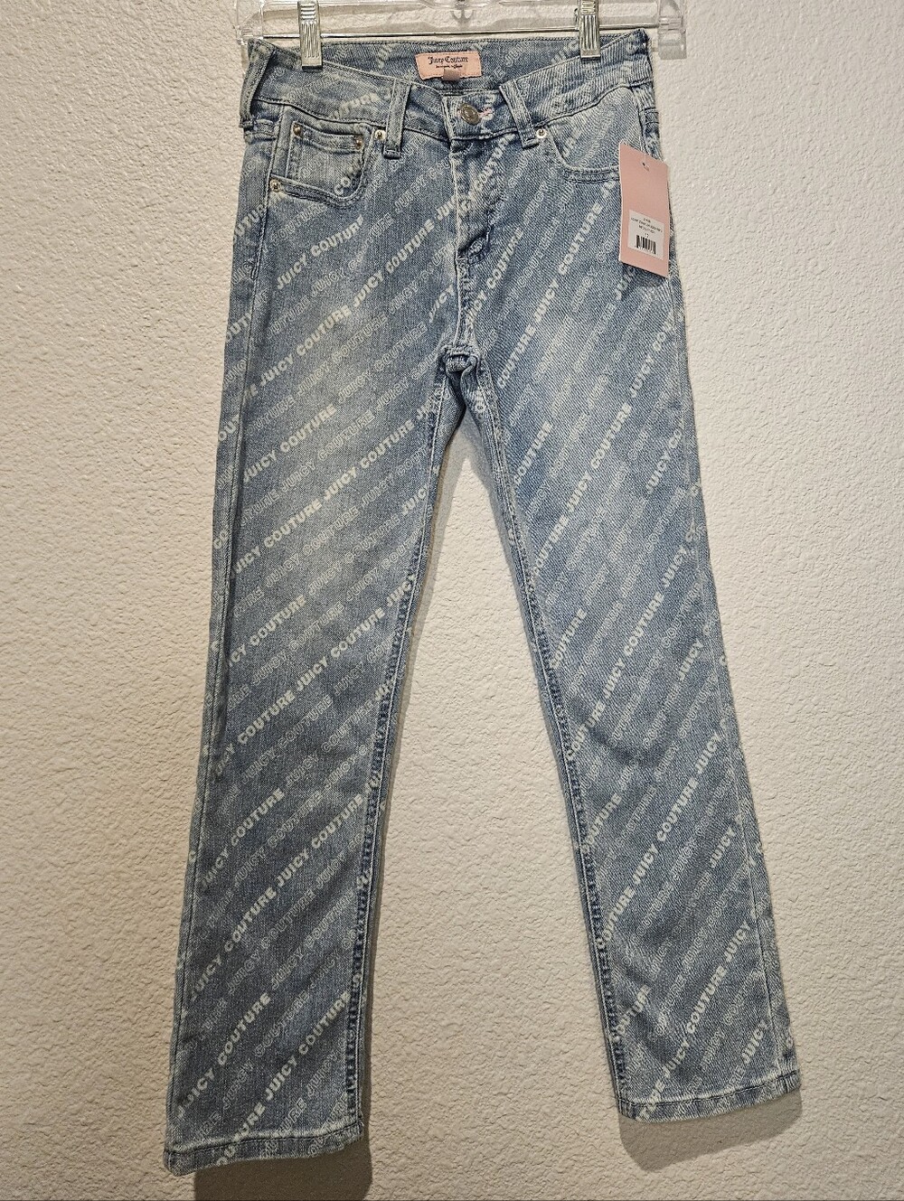 NWT Juicy Couture Graphic Logo Girl Jeans Size 10